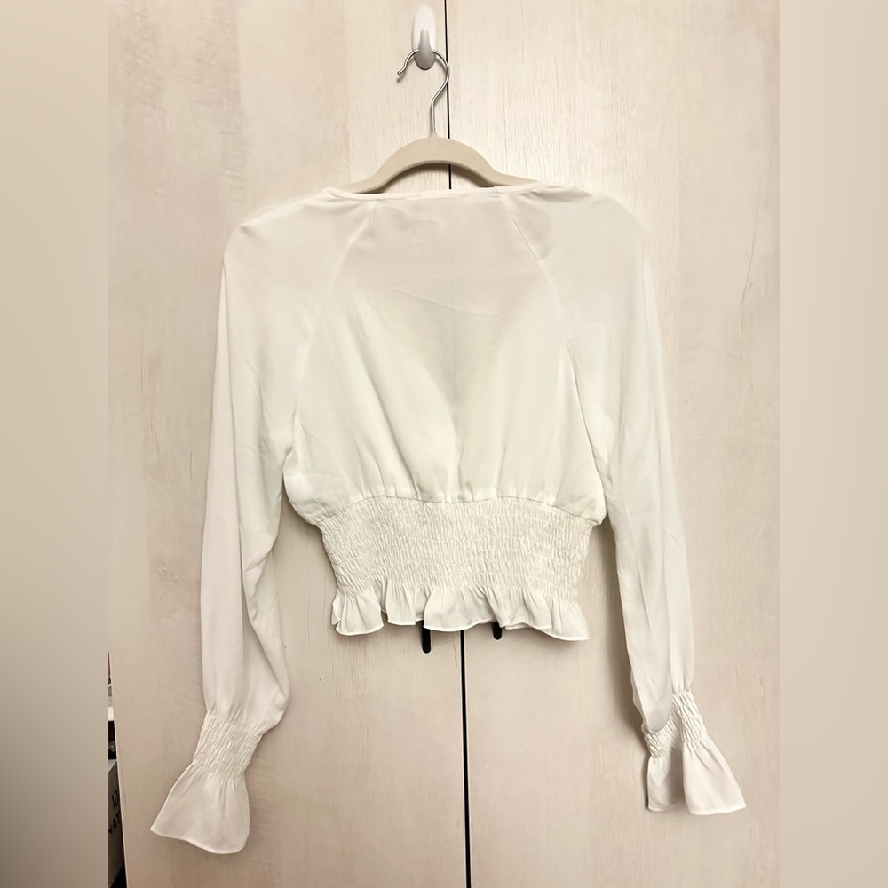 White Button Down Blouse - image 2